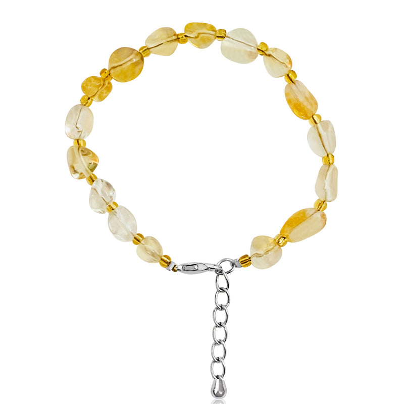 Citrine Bracelet to Bring Optimism into Your Life - Best Healing Crystal Bracelet for Optimism. Are you looking for crystals for optimism, crystals to help live happy? As a healing gemstone, citrine brings happiness, joy and optimism into your life.