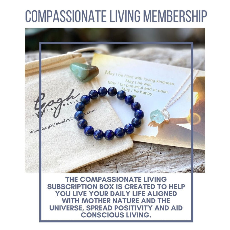 Compassionate Living Box to help live your daily life aligned with Mother Nature and the Universe.