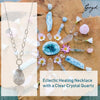 Sterling Silver Eclectic Crystal Healing Necklace