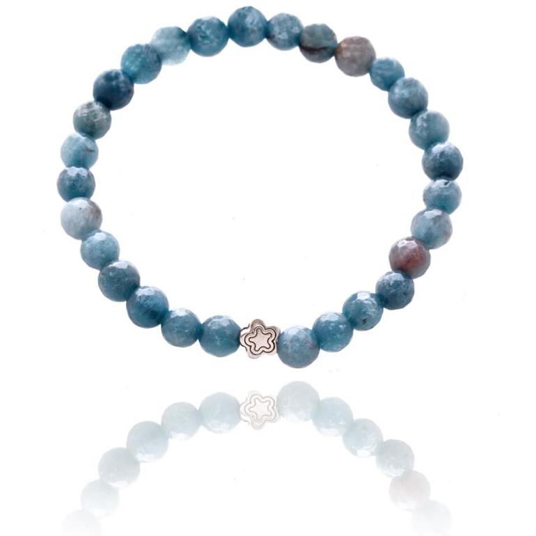 Blue Agate Bracelet for Important Decisions - Mindfulness Jewelry