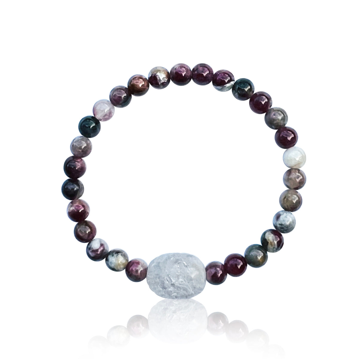 Being happy is for most of us one of the key aims in life. But there is no way to happiness, happiness is the way. Wear this Eternal Optimist Eudialyte Bracelet and project unconditional love towards the world and self.