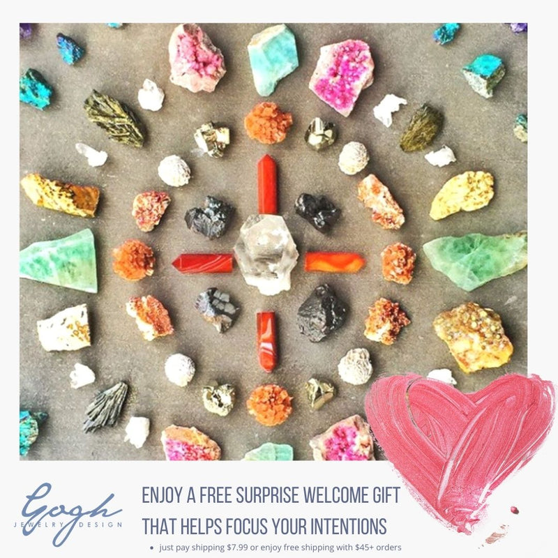 FREE Special Gift to welcome you to Gogh jewelry Design and add a little crystal healing to your day. 