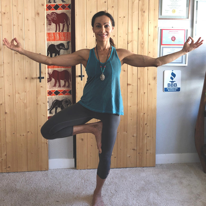 Aria Morgan yoga instructor loves Gogh Jewelry Design's Ganesha Necklace