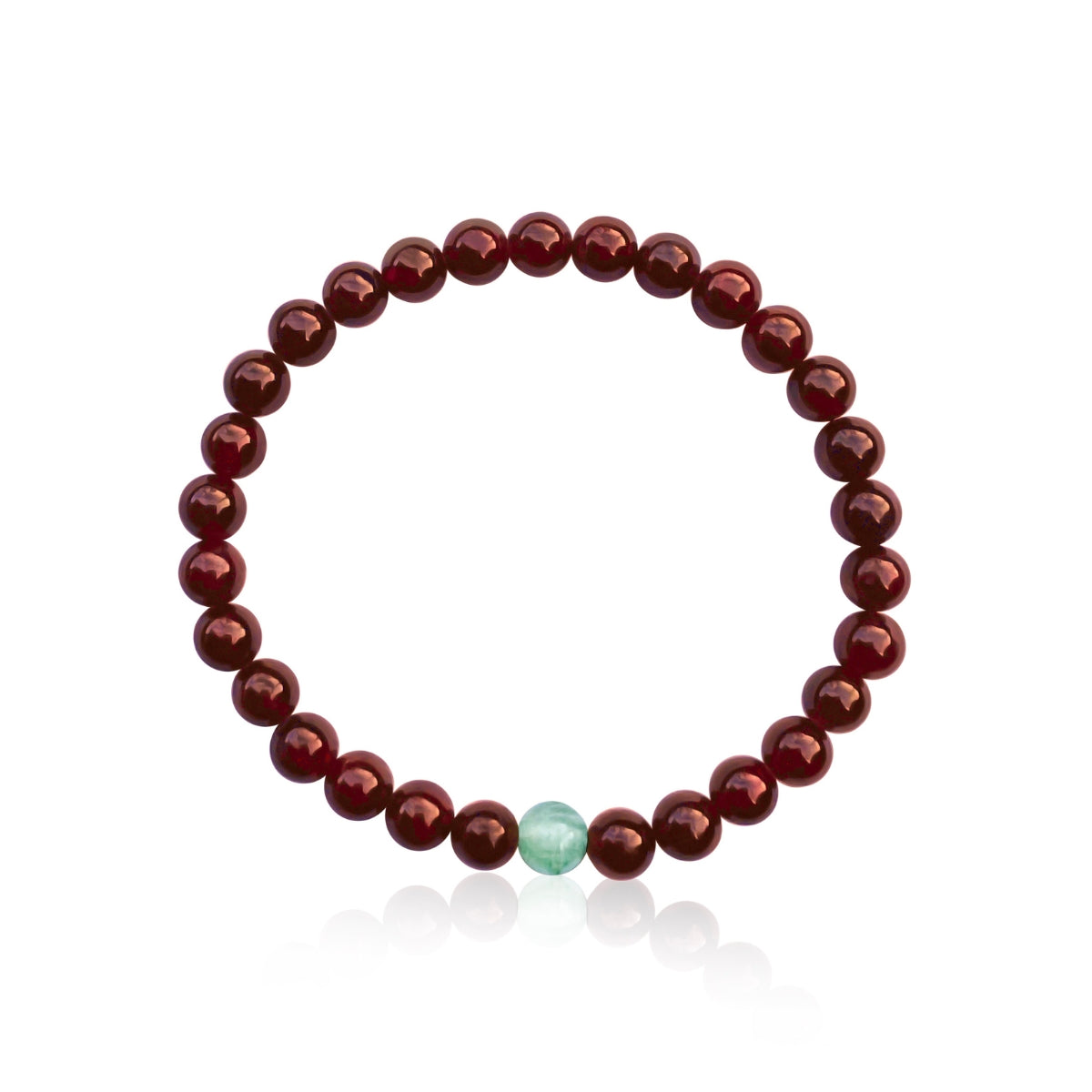 "You must not lose faith in humanity. Humanity is an ocean; if a few drops of the ocean are dirty, the ocean does not become dirty." -- Mahatma Gandhi. Wear this Uplifting Humanity Garnet Bracelet to strengthen your positive spirit.
