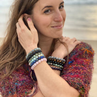 Crystal Healing Bracelet Set: Chakra Healing Gemstone Bracelets