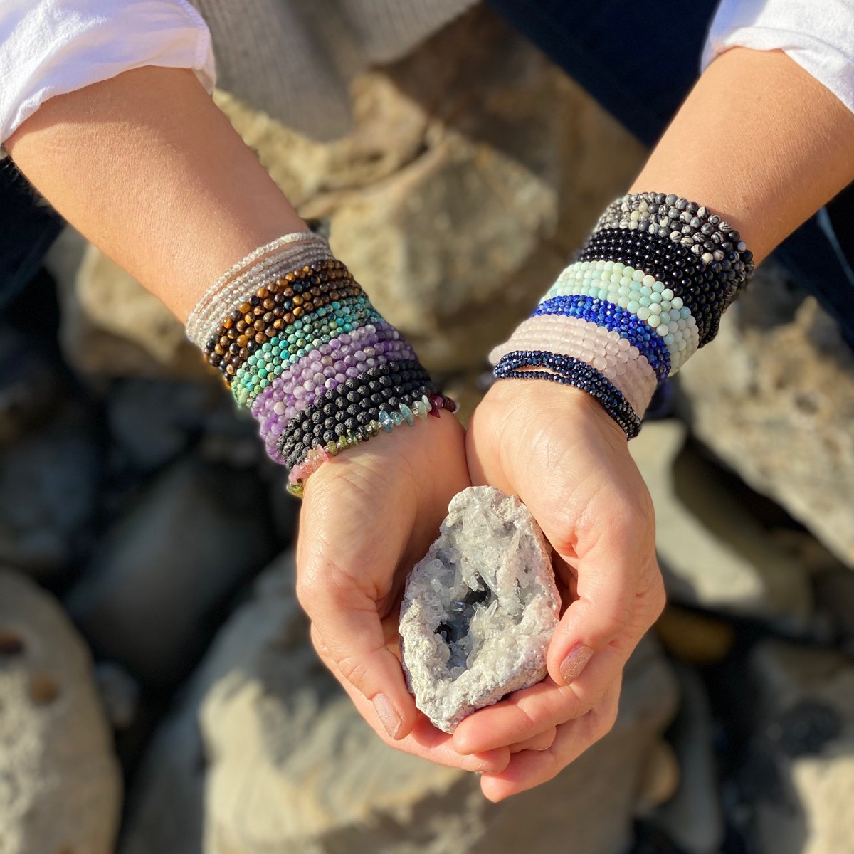 Each month you will receive a surprise Healing Crystal Wrap Bracelet that is not yet available on the web to work with supportive energies.