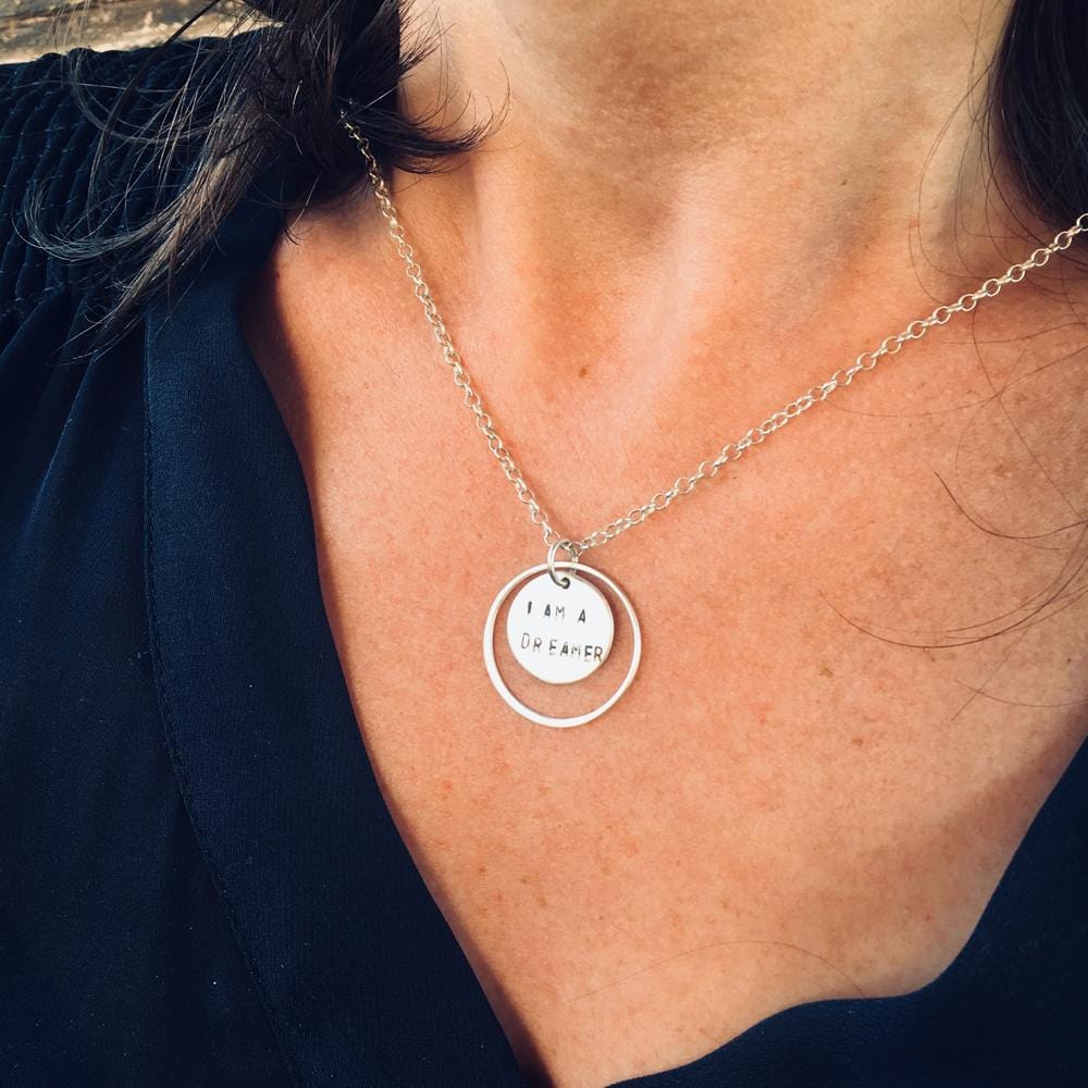 Love Sterling Silver Affirmation Necklace – I AM LOVE PROJECT