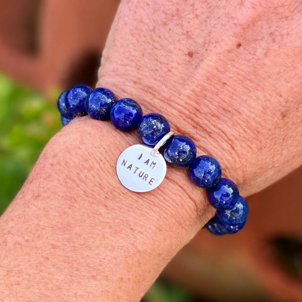 Lapis Lazuli Link Bracelet - Handmade Baubles