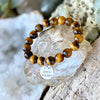 I am Open Minded Affirmation Bracelet with Tiger Eye to See Both Sides of an Argument. There are many ways to see the same situation. Rather than automatically searching for flaws, open your mind (and heart) and seek out the positive aspects of what's going on, or at least another perspective. 