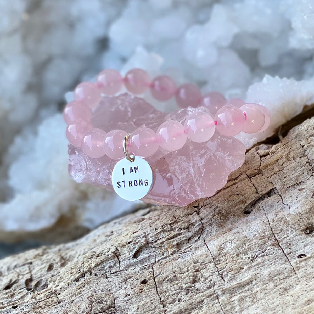 MAIBAOTA Rose Quartz Bracelet for Women, 8 mm Natural Beaded Pink Bracelet,  Round Gemstones Bracelets, Crystal Jewelry Gifts for Women - Yahoo Shopping