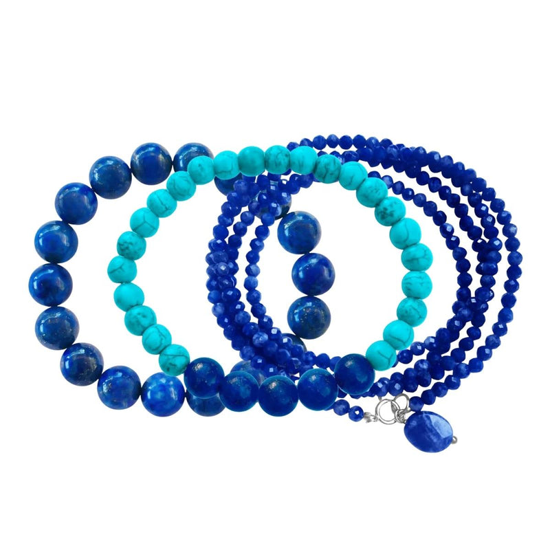 Wear the Libra Zodiac Gemstone Bracelet Set to feel the Libra energies!
