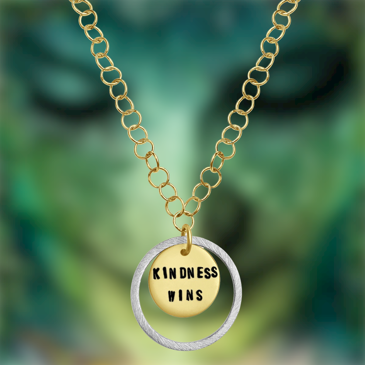 Kindness is a Strength Necklace - Kindness Wins Jewelry