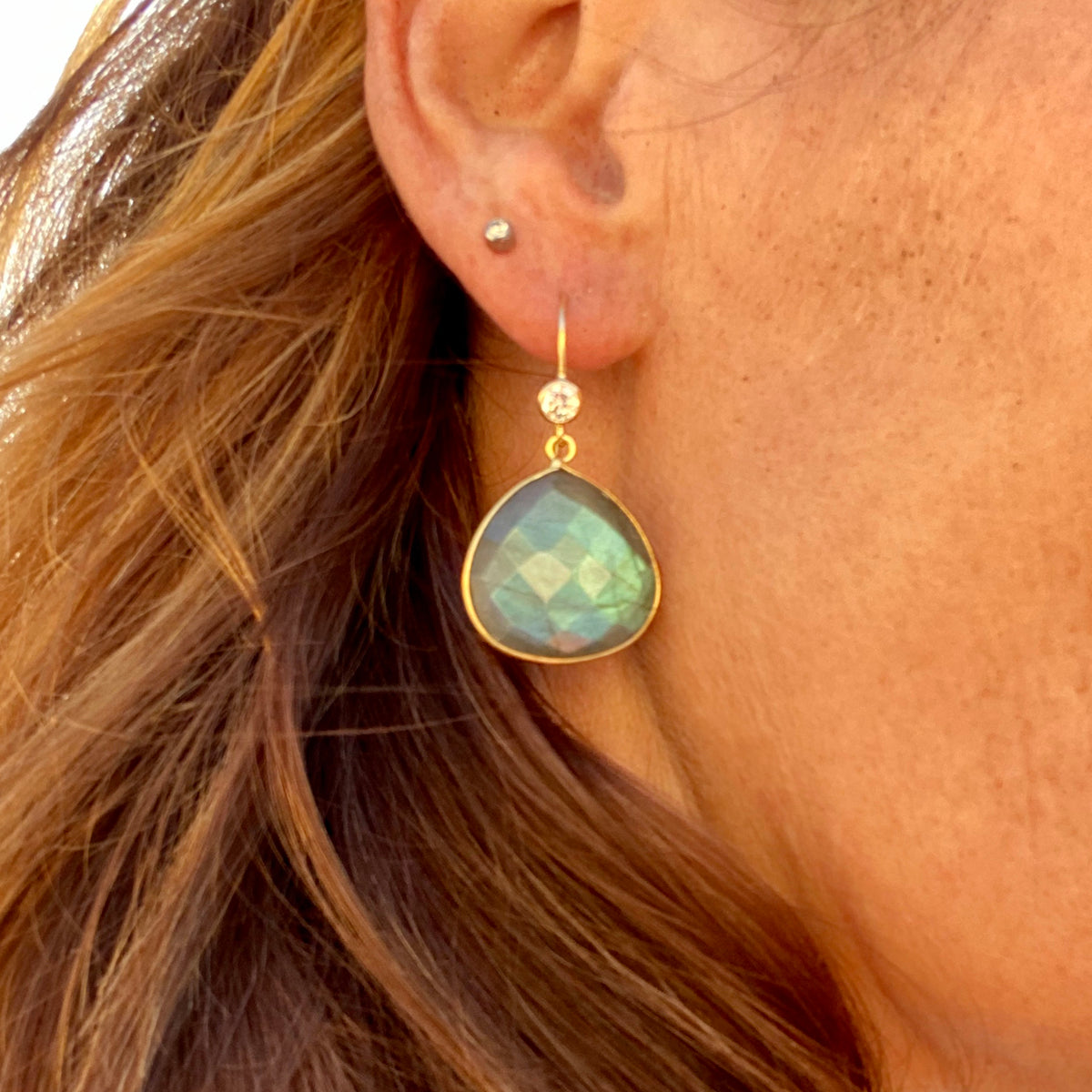 Depression Awareness Earrings - Wear Labradorite to Bring Positivity into your Life!