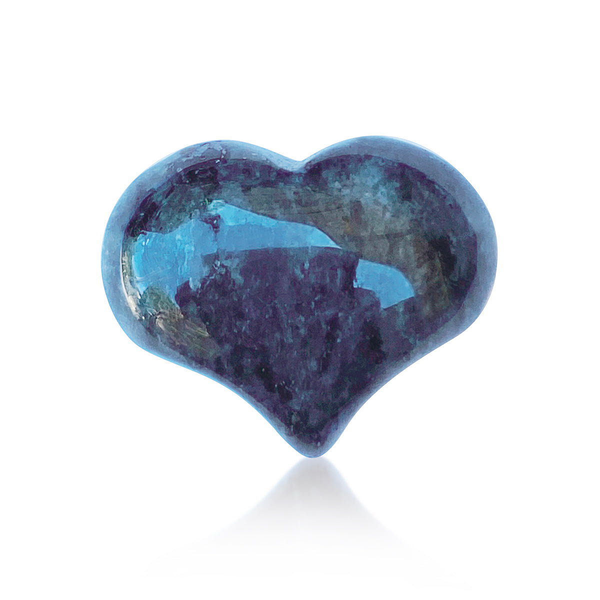 Unique and genuine Labradorite Heart Shaped Healing Gemstone for a Positive Change. Labradorite contains energies that boost ones ability to repel anxiety and depression, and inspire the wearer with a sense of enthusiasm and self-confidence.
