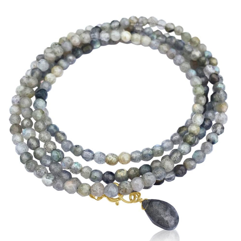Labradorite Wrap Bracelet for a Positive Change in Your Life