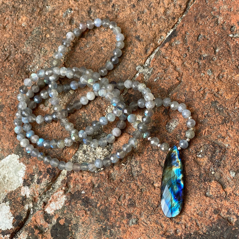 Labradorite Necklace to bring Positivity and Enthusiasm into your life.