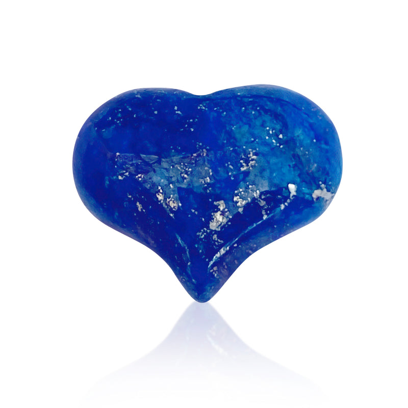 Unique and genuine Lapis Lazuli Heart Shaped Healing Gemstone to Help See the Truth. Lapis Lazuli is a symbol of truth, as it brought you to see yourself for what you really are, and at the same time helps you to accept those parts of yourself that you may see as undesirable. 