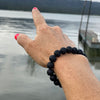 Lava Stone Bracelet for Calming Emotions.. Our Mindfulness Jewelry is designed with traditional methods, minding chakras and healing. Lava stone is excellent for calming emotions thanks to its grounding qualities. Great accessory for Aroma Therapy. Holds essential oils for 8 hours.