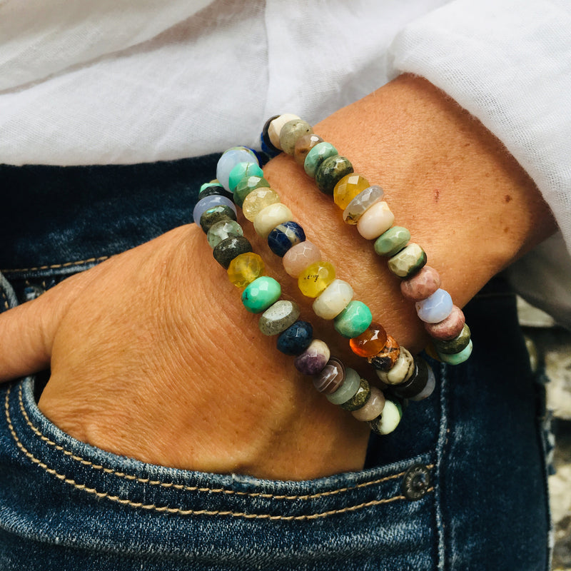 Mindfulness Bracelet with Chakra Healing Stones