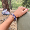 Mindfulness Wrap Bracelet with a Mix of Semi-Precious Chakra Healing Stones