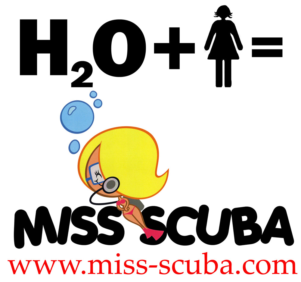 Get a FREE Miss Scuba Sticker!