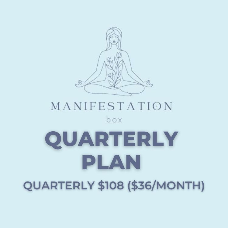 Manifestation Box - Quarterly Plan