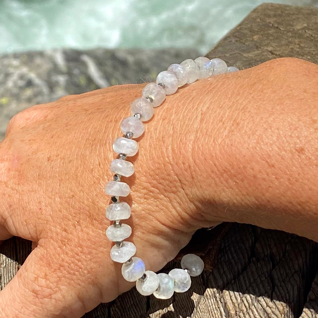 Something Blue, Lapis Lazuli and Moonstone Bracelet for Bridesmaid –  Fabulous Creations Jewelry