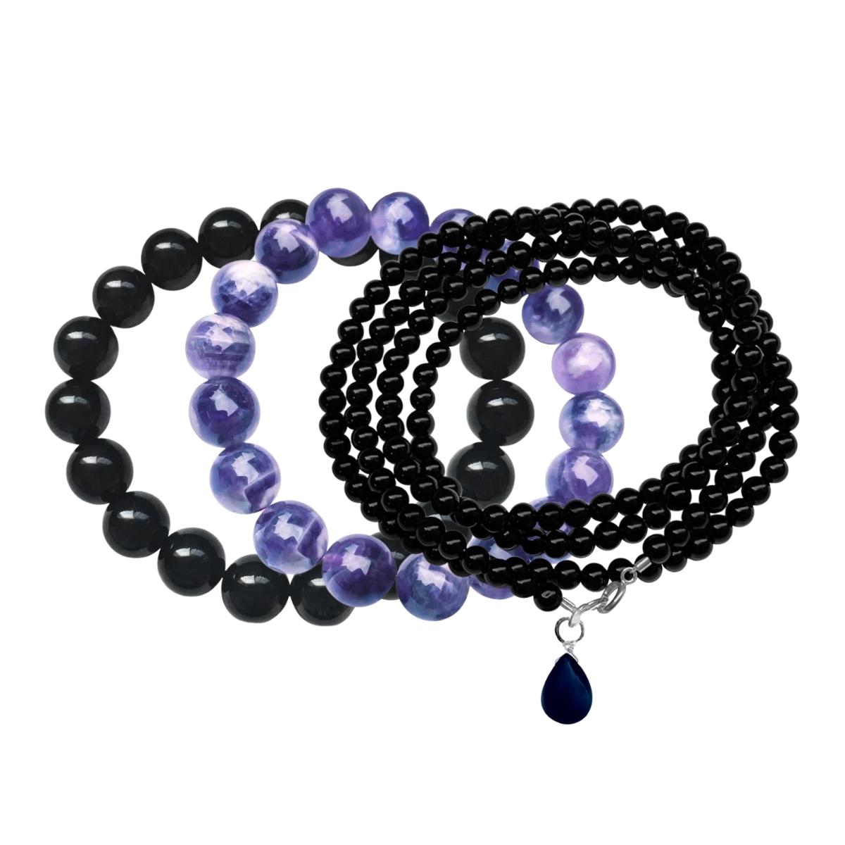 Wear the Leo Zodiac Gemstone Bracelet Set to feel the Leo energies!