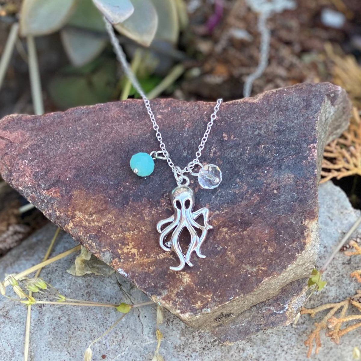 Octopus charm deals necklace