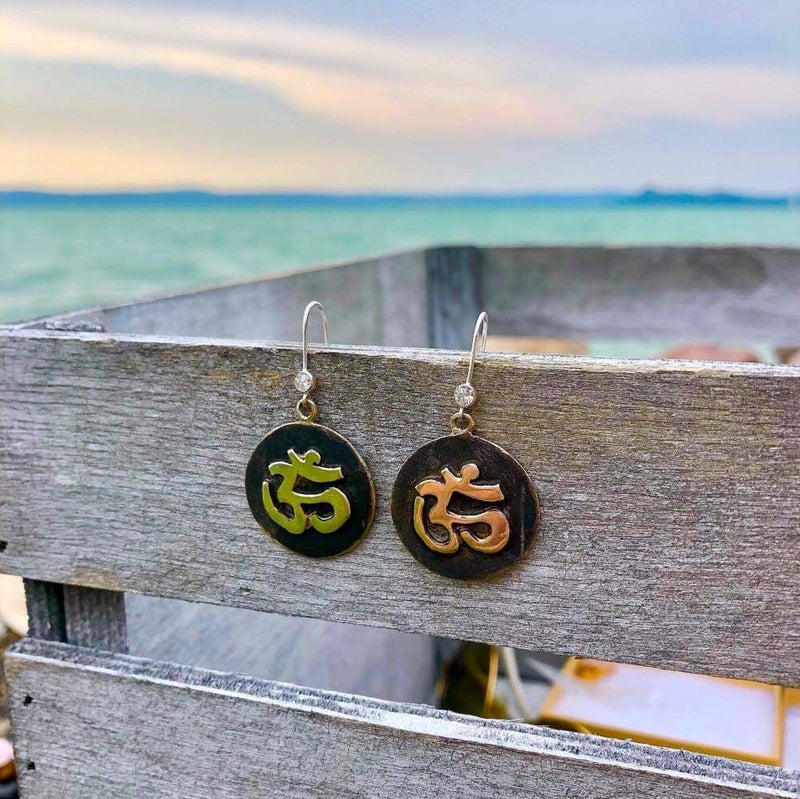 OHM Mind, Body and Spirit Earrings