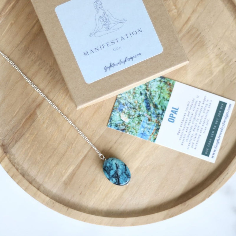 Healthy Habits - Manifestation Box. Gemstone Jewelry & Tools for a Mindful Lifestyle