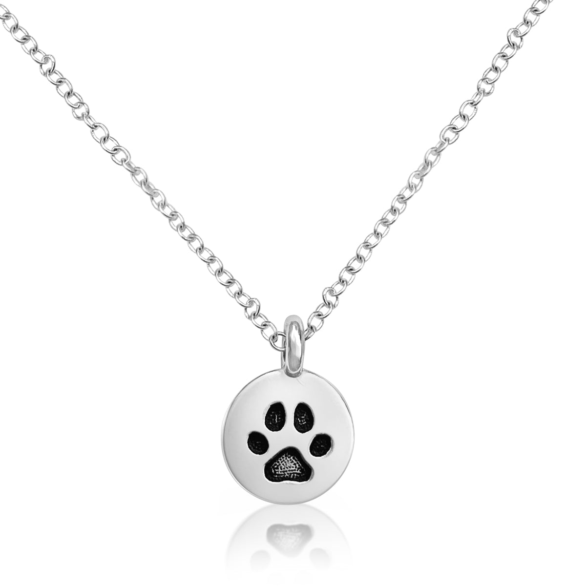 Paw Print Charm Necklace to Celebrate Unconditional Love