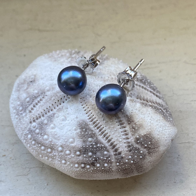 Sterling Silver Pearl earrings to help connect with the Goddess, the ultimate feminine energy