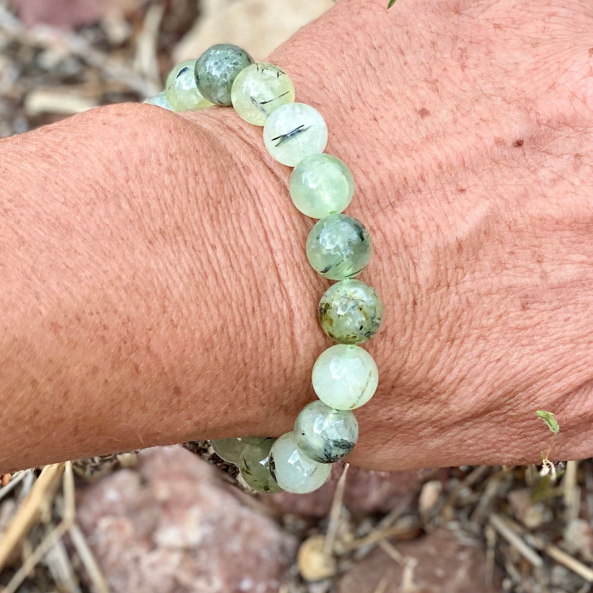 Prehnite bracelet clearance