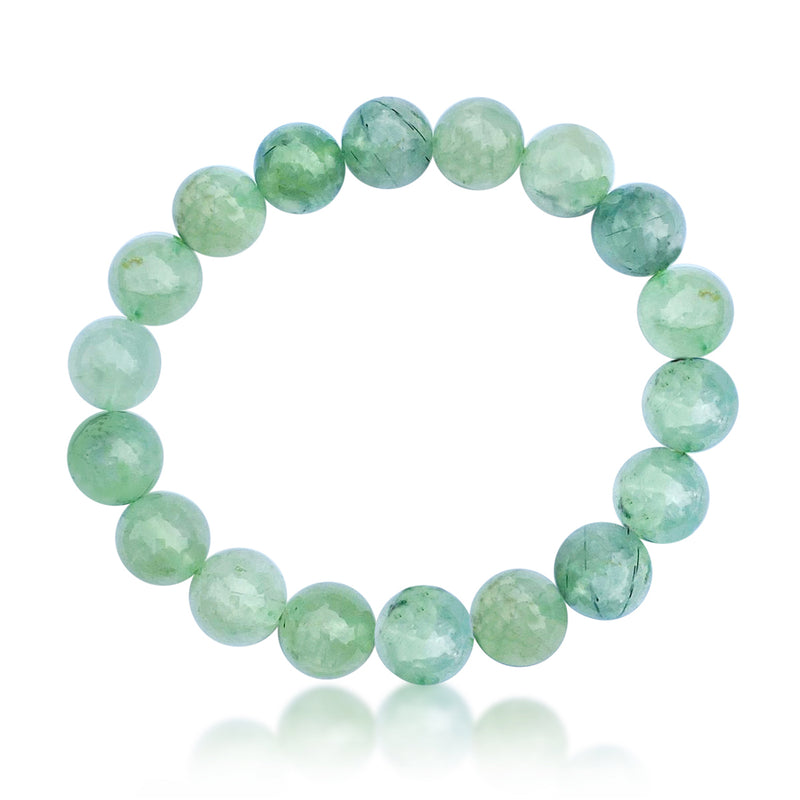 Green Prehnite Bracelet to see the the good in all things from Gogh Jewelry Design