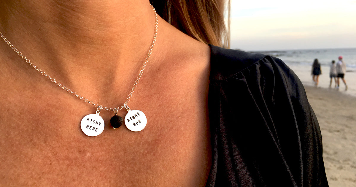 Right Here - Right Now - Inspirational Necklace
