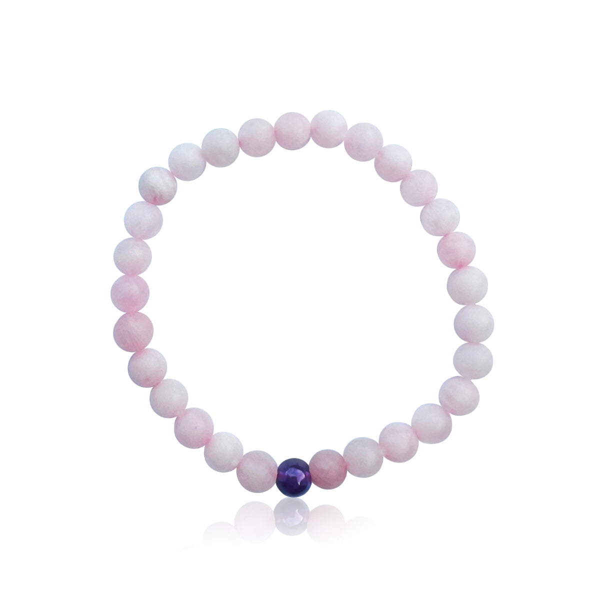 Trust your path! If you knew you were supported, what would you do? Wear this Rose Quartz Bracelet for Devotion to keep facing your True North. Rose quartz is believed to help encourage a sense of calmness, peace and devotion.