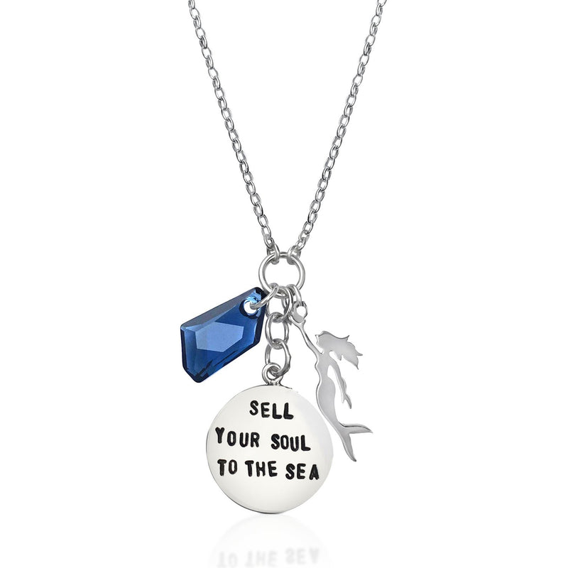 Sell Your Soul to the Sea Necklace with Mermaid