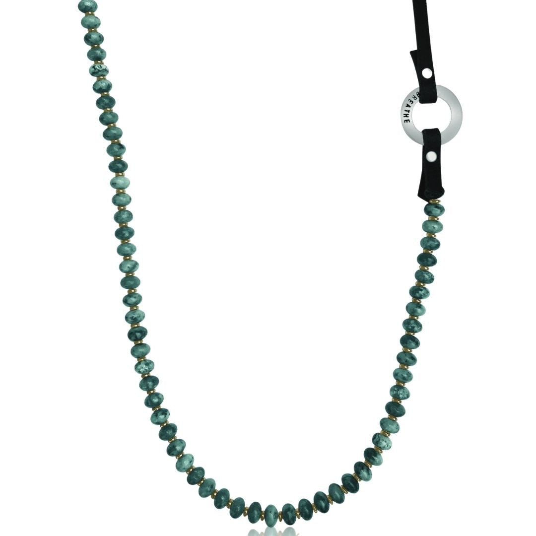 African Turquoise Serenity Necklace to Help Accept Yourself as You Are