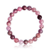 Strawberry Quartz Bracelet for Joy in Your Life. Strawberry Quartz is primarily a Stone of Joy. Strawberry Quartz enables us to see the happy, beautiful and pleasant aspects of Life. It increases optimism and positive thinking.