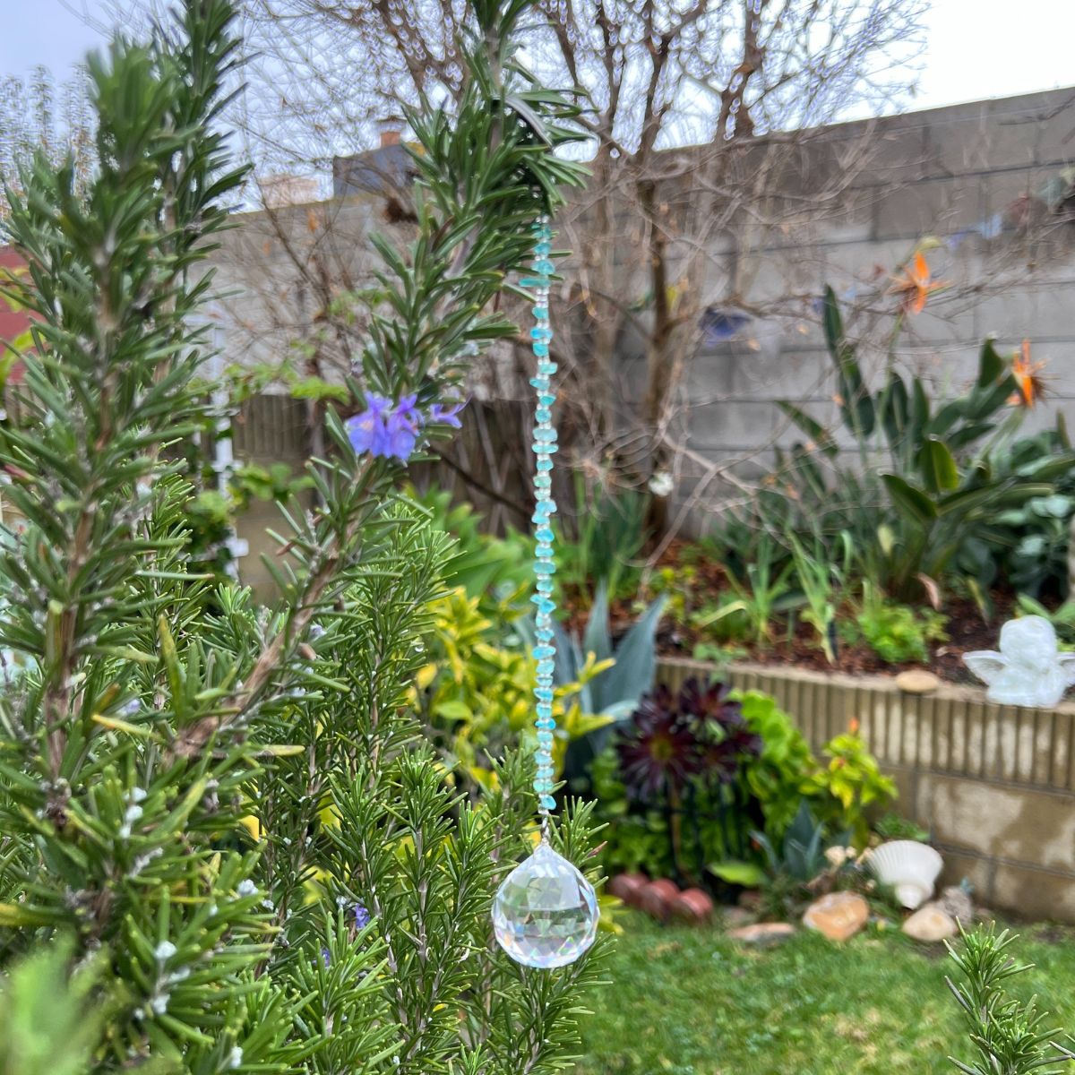  Use this Crystal Sun Catcher - Rainbow Maker as a keychain, a window decor or hang it on the rear view mirror in your car and enjoy the positivity the light brings to you.