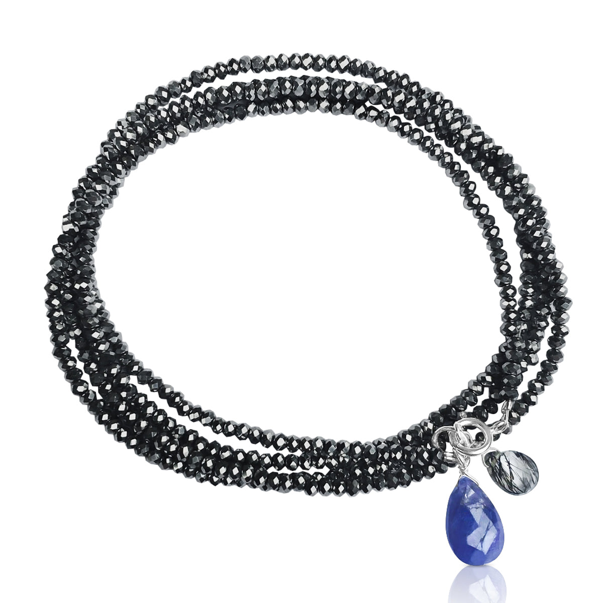 Inspirational Wrap Bracelet with Tanzanite to Celebrate Individuality