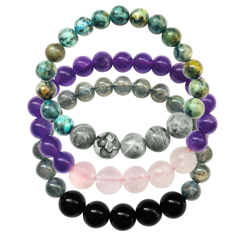 If you want to channel positive energy and calm your aura this is for you. This makes a great gift for the wholistic healer in your life. If you know someone who loves holistic meditation, crystal healing jewelry, or crystals this energy healing bracelet is perfect.