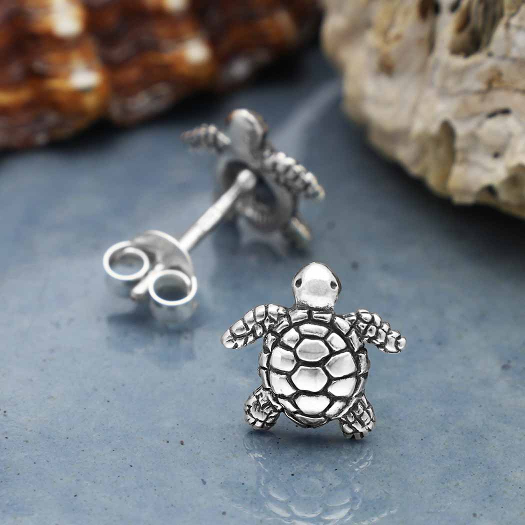 Support turtle conservation in Borneo! Buy the Turtle Tracks Earrings by Gogh Jewelry and we'll donate net profits to The Borneo Turtle Conservation Project.  These Turtle Tracks Earrings symbolize the journey of a turtle from hatching on the beach in Borneo to swimming out into the vast ocean. Order now and make a difference!